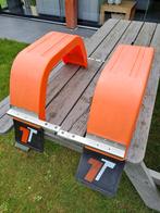 Spatborden boottrailer, Ophalen, Gebruikt