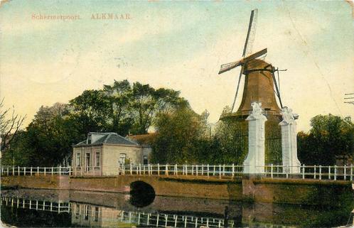 (386-245-027) Alkmaar Schermerpoort, Verzamelen, Ansichtkaarten | Nederland, Noord-Holland, Verzenden