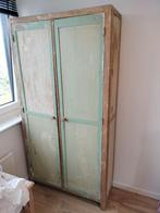 vintage linnen/kledingkast, Huis en Inrichting, Kasten | Kledingkasten, Ophalen, Gebruikt, 50 tot 100 cm, 150 tot 200 cm