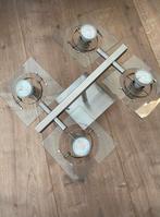 FUGA plafonnière / plafondlamp met 4 spots, Huis en Inrichting, Lampen | Plafondlampen, Ophalen, Zo goed als nieuw, Glas, Design