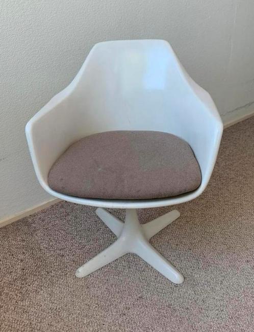 Fauteuil Vintage draaistoel van Maurice Burke voor Arkana,, Huis en Inrichting, Fauteuils, Ophalen of Verzenden
