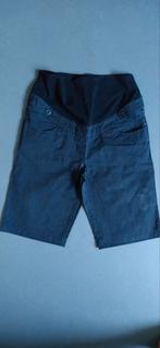 Zwangerschaps korte broek donker blauw mt 34, Blauw, Yessica, Ophalen of Verzenden, Zo goed als nieuw