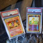 Charizard & Charmander PSA 9, Evolutions 2016, Pokemon Holo, Ophalen of Verzenden, Zo goed als nieuw, Meerdere kaarten, Foil