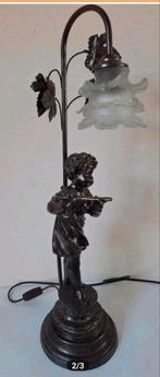 Prachtige antieke lamp bronslook
Jongen met fluit, Antiek en Kunst, Ophalen of Verzenden