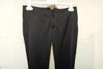 Gucci zwarte broek riempje gouden merk gesp achterkant IT 42, Kleding | Dames, Verzenden, Zwart, Maat 36 (S), Lang