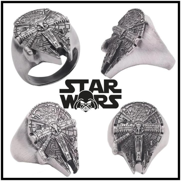 Star wars Millenium Falcon Ring, Verzamelen, Star Wars, Nieuw, Gebruiksvoorwerp, Ophalen of Verzenden