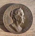 Bronzen penning Koningin Wilhelmina Fonds 1967-1987, Ophalen of Verzenden, Brons, Nederland