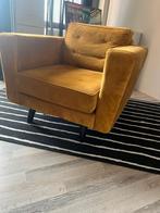 Gele comfortabele stoel, Huis en Inrichting, Fauteuils, Ophalen, Zo goed als nieuw, Stof, 50 tot 75 cm