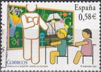Spanje-SP1.9- 2007 - Eerbetoon aan de Leraren, Postzegels en Munten, Postzegels | Europa | Spanje, Verzenden, Gestempeld