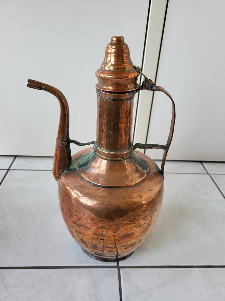 Koperen kan / kruik / koffiepot, Turks, antiek / vintage, Antiek en Kunst, Antiek | Koper en Brons, Koper, Ophalen