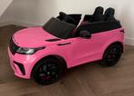 Elektrische RANGE ROVER VELAR ROZE KIDS, Ophalen of Verzenden, Zo goed als nieuw
