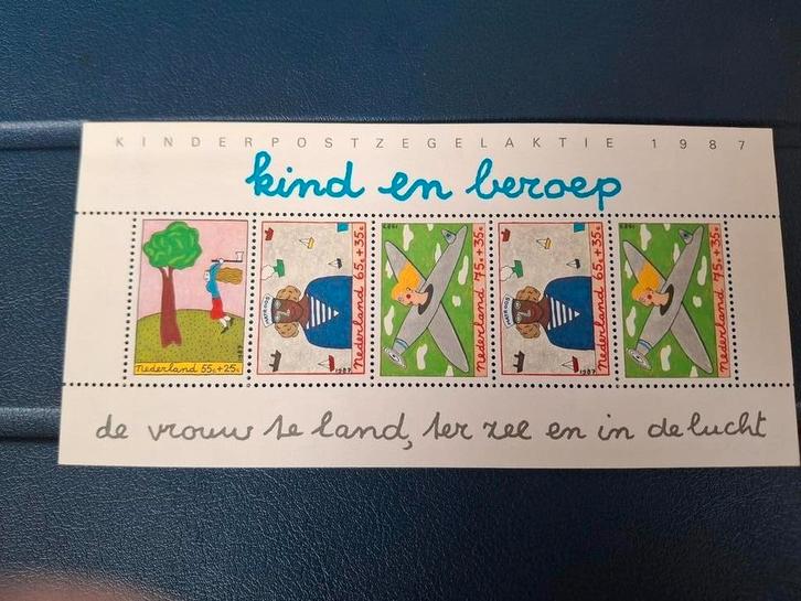 Nederland Kinderpostzegels 1987 - Kind en Beroep, Postzegels en Munten, Postzegels | Nederland, Postfris, Na 1940, Ophalen of Verzenden