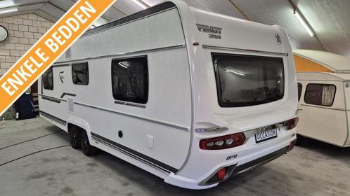 Fendt 650 SRG OPAL, 2 enkele bedden,Airco, Mover, voortent., Caravans en Kamperen, Caravans, Particulier, tot en met 4, 1500 - 2000 kg