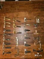 #4 Raamboom greep klink jaren 30 messing bakeliet, Ophalen of Verzenden