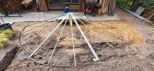 parasol  gegalvaniseerd prieel overkapping, Tuin en Terras, Overkappingen, Ophalen