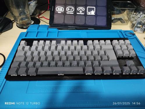 Keycaps - Gray fade, sideprint shinethrough, Computers en Software, Toetsenborden, Nieuw, Ophalen of Verzenden