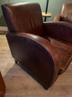 Schapen leren stoelen, Huis en Inrichting, Fauteuils, Ophalen, Gebruikt, 75 tot 100 cm, 50 tot 75 cm