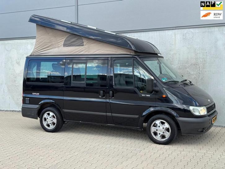 Ford Transit 125 T300 2.0TDCi Euroline Nugget 7Pers Hefdak A, Caravans en Kamperen, Campers, Bedrijf, tot en met 4, Buscamper of Camperbus