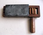 Grote eikenhouten ratel met zinken klankkast, Antiek en Kunst, Ophalen of Verzenden
