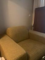 Grote stoere grasgroene fateuil, Ophalen, Eenpersoons, 75 tot 100 cm, Zo goed als nieuw