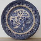 Antiek bord, Willow blauw, Antiek en Kunst, Ophalen of Verzenden