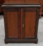 Antiek Hollands archiefkastje, tafelkabinetje. Mahonie., Ophalen