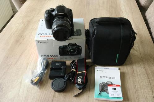 canon 550D met mooie canon 17-85 lens en tas, Audio, Tv en Foto, Fotocamera's Digitaal, Gebruikt, Spiegelreflex, Canon, Ophalen