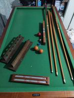 Compact Tafelbiljart met Keus en Ballen, Ophalen, Gebruikt, Biljarttafel