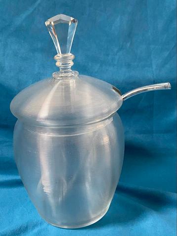 Fries Draadglas Bowlpot met Lepel beschikbaar voor biedingen