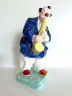 Art Deco Ditmar-Urbach AG saxofoon spelende clownfiguur, Antiek en Kunst, Antiek | Keramiek en Aardewerk, Verzenden