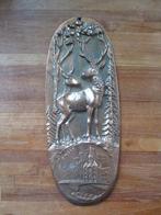 Dinant hert souvenir Belgie Ardennen hert brons koper, Antiek en Kunst, Ophalen of Verzenden