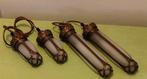 Jugendstil hanglampen set van 4 STUKS, Ophalen of Verzenden