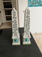 2 stuks italiaanse obelisk handmaid, Antiek en Kunst, Antiek | Keramiek en Aardewerk, Ophalen