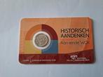 80 jaar eind WOII met 1/10de Gulden Nederlands-Indië 1945-P, Zilver, Ophalen of Verzenden, 10 cent, Koningin Wilhelmina