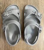 Zilvergrijze Birkenstocks (24), Jongen of Meisje, Overige typen, Ophalen of Verzenden, Zo goed als nieuw