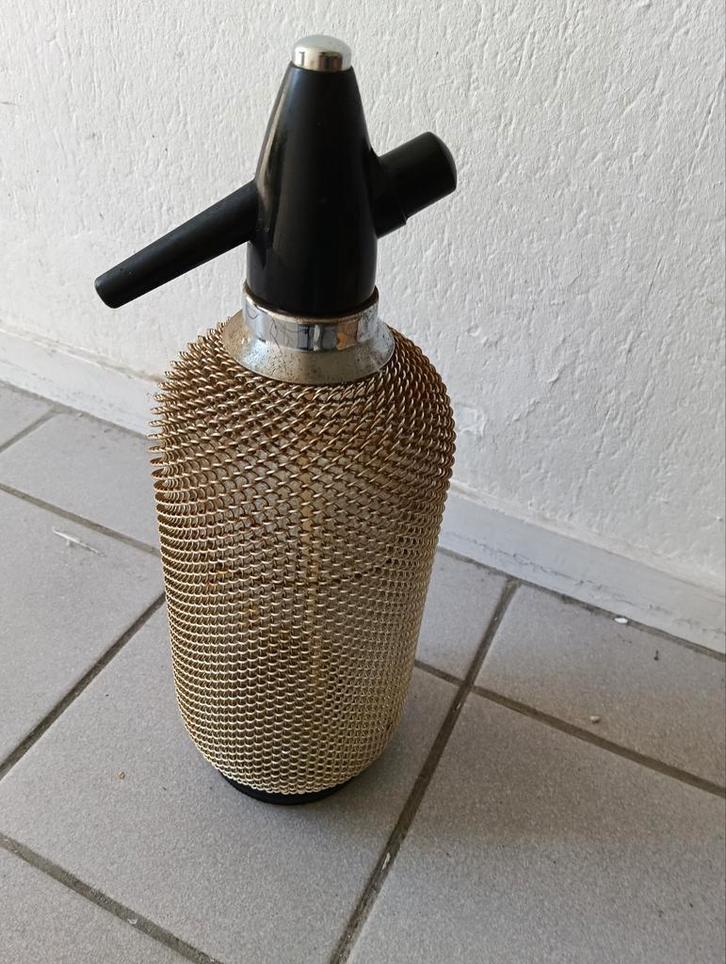 Vintage Soda Siphon Fles, Antiek en Kunst, Antiek | Keukenbenodigdheden, Ophalen of Verzenden