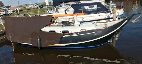Kooijman Grundel | 7,00m | fraai betimmerd, Watersport en Boten, Platbodems, Gebruikt, 6 tot 9 meter, Staal, Diesel, Ophalen