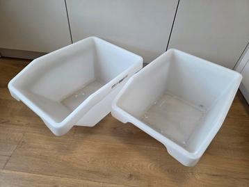 Ikea Sortera bakken - 2 stuks - 37 liter beschikbaar voor biedingen