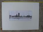 pentekening Riviergezicht Zaltbommel Maartenskerk, Ophalen