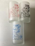 3 sapglazen Winnie The Pooh (Disney), Verzamelen, Disney, Verzenden, Winnie de Poeh of vrienden, Zo goed als nieuw, Overige typen