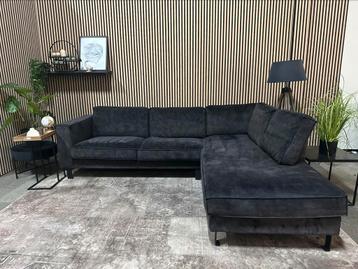 “GRATIS LEVERING” Prachtige velvet hoekbank! 260x210 beschikbaar voor biedingen