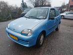 Fiat Seicento 1.1 SPI 2004 Blauw STUURBEKRACHTIGING, Voorwielaandrijving, Stof, Origineel Nederlands, Handgeschakeld