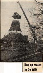 KRANTENKNIPSEL - molen; Korenmolen De Wieker Meule De Wijk., Verzenden, 1980 tot heden, Drenthe