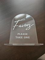 Diverse bruiloft bordjes, Ophalen of Verzenden, Zo goed als nieuw, Accessoires