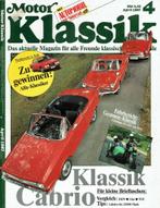 Motor Klassik 1987 nr. 4 (o.a. NSU Wankel Spider), Verzenden, Gelezen, Algemeen