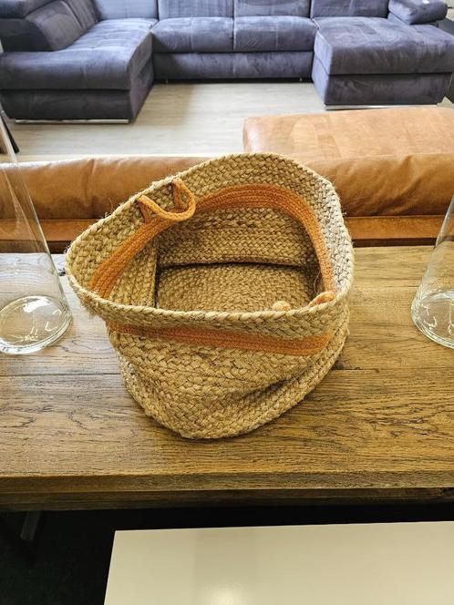 By-Boo jutten mandjes, Huis en Inrichting, Woonaccessoires | Schalen en Manden, Nieuw, Rond, Riet, Ophalen of Verzenden