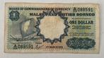 Malaya & Brits Borneo 1 dollar 1959 gebruikte staat, Verzenden, Zuidoost-Azië, Los biljet