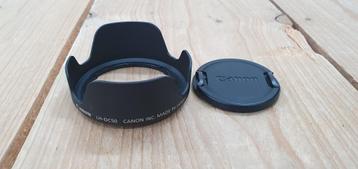 Lensdop / objectief deksel 52mm + Zonnekap Canon LH-DC50 beschikbaar voor biedingen