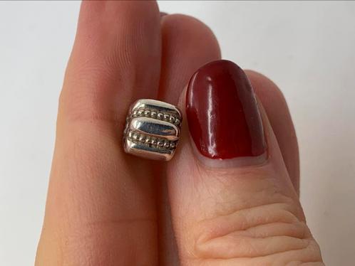R963 Pandora zilveren stopper bedel, Sieraden, Tassen en Uiterlijk, Bedels, Pandora, Zilver, 1 bedel, Ophalen of Verzenden