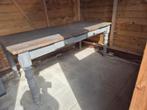 Brocante houten tafel, Huis en Inrichting, Tafels | Eettafels, Ophalen, Gebruikt, 50 tot 100 cm, 150 tot 200 cm
